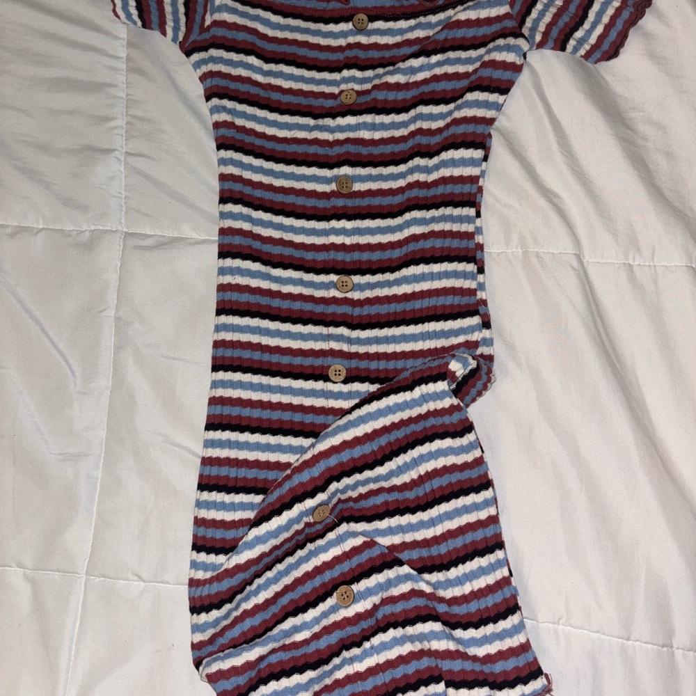 Rue 21 Striped Button-Down Dress